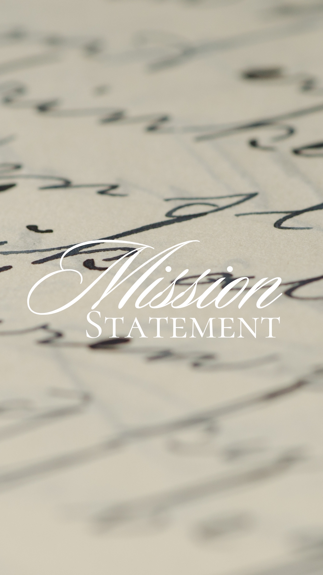 A goal statement or mission statement is more than just a bunch of words; it's what your business is all about.