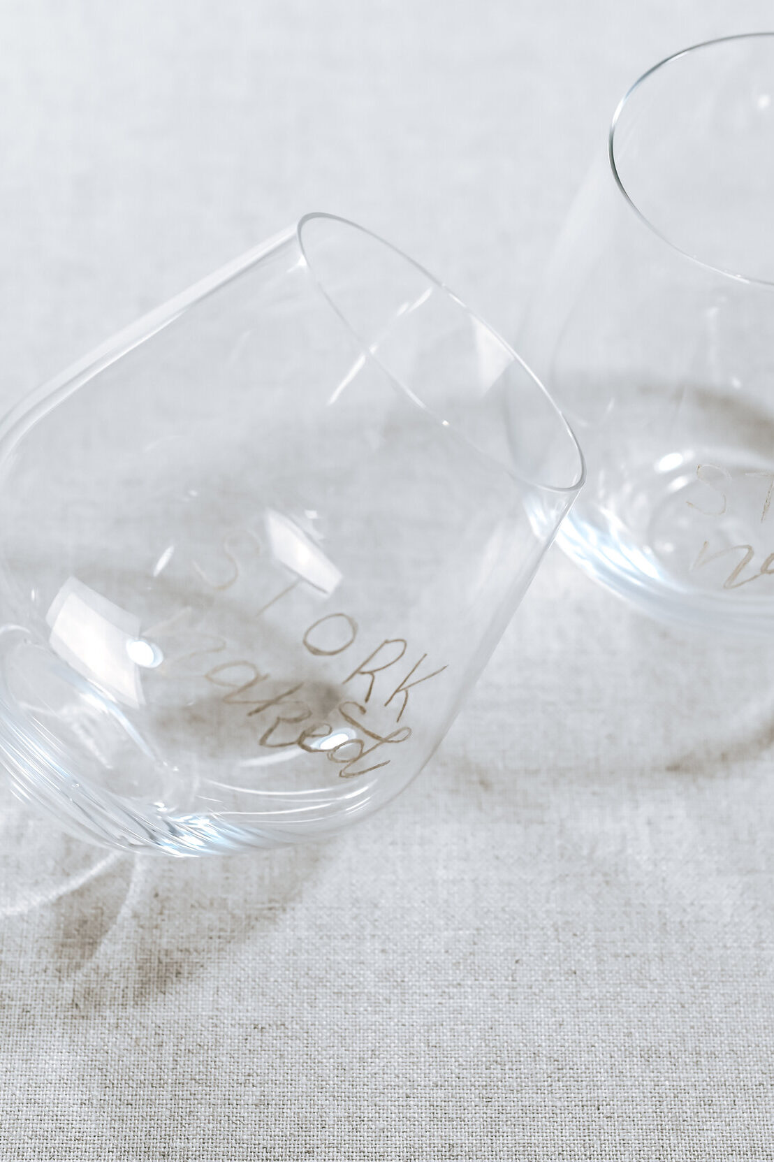 Calligraphy on Glasses